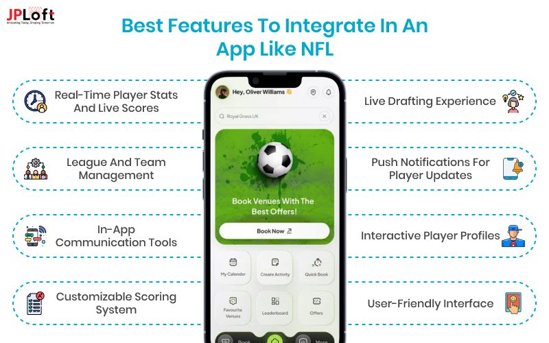 Best Features to Integrate in an App Like NFL